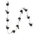 thumbnail image 2 of 2.4M Mobile Iron Bird Outdoor Rain Chain Decor Attached Hanger Wind Chimes Bells, 2 of 10