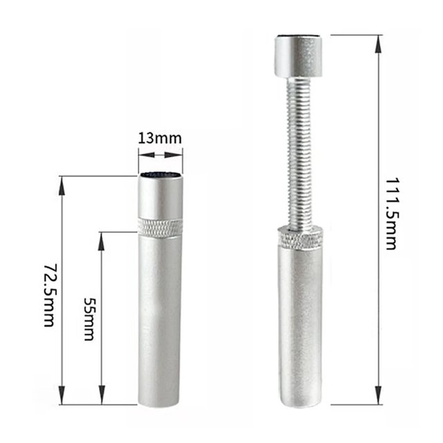 Adjustable Computer Case Graphics Card Holder Aluminum Magnetic 3070 Video Card RTX4090 GPU Support 27-120mm Scalable Bracket Silver L