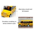 thumbnail image 4 of Riforla School Bus Model Alloy Car Model Alloy Toy Car Car Ornament Boys' Toy Car Car Model Yellow, 4 of 6