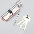 thumbnail image 4 of 70mm Aluminum Lock Knob Cylinder Anti-theft Door Lock Core with 3 Keys 1 Screw, 4 of 5