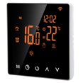 thumbnail image 3 of Thermostat, Accurate Temperature Temperature Controller AC230V  For Home For Bedroom For Living Room White Background Orange Button,White Background White Button,Orange Background, 3 of 8