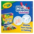 thumbnail image 2 of Marqueurs Pip-Squeaks Skinnies lavables, 64 ct, 2 of 6