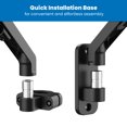 thumbnail image 4 of Mount-It! Ergonomic Laptop Arm for Wall or Pole Mounting, Full Motion Adjustments, Versatile Design, Easy Installation, 4 of 7