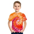 thumbnail image 1 of PMVFHDE T-Shirts Décontractés Imprimés pour Filles Col Rond Manches Courtes Hauts / Tenues Tunique Décontractée Blouse F-B,TP, 1 of 2