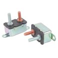 thumbnail image 1 of 12V 24V Automatique Réinitialisation Disjoncteur Disjoncteur à Goujons en Alliage d'Aluminium avec 4 Écrous pour l'Automobile et le Navire, 1 of 1