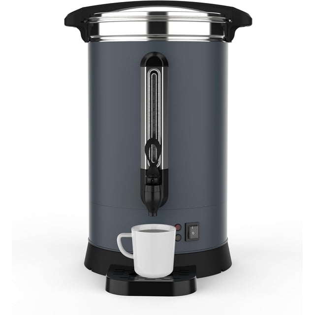 Bingirl Urne à Café Commerciale 80 Tasses-12 L, Distributeur Électrique à Double Paroi