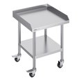thumbnail image 1 of VEVOR Table de Travail en Acier Inoxydable 24"x24 Pouces Table Commerciale pour Préparation des Aliments avec 4 Roulettes, 1 of 9