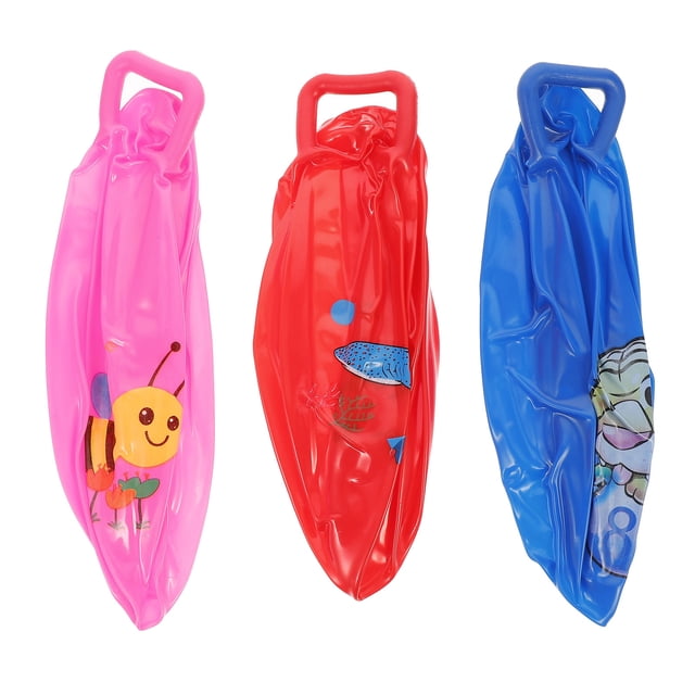 3 Pcs Balles Gonflables Sauter avec Poignée Jouet Éducatif (Style Aléatoire)