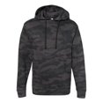 thumbnail image 1 of Midweight Hooded Sweatshirt, Black Camo - Small, 1 of 1