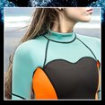 thumbnail image 3 of Women's Full Body Wetsuit Cold Water Keeping Warm Neoprene Diving Suit Rash Guard One-Piece Long Sleeve Zip Quick Dry Sunsuit, 3 of 9