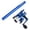 bleu, variante sur Canne à Pêche Stylo avec Moulinet Mini Canne Roue de Pêche Rotative pour Accessoires de Pêche en Plein Air Eau Salée Glace Plancher Poche Traîneau de Pêcheur pour Glace Palourde Traîneau de Glace Coureurs Lance-Pierre Rig Traîneau de Glace pour Glace