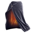 thumbnail image 1 of USB Powered Heated Flannel Shawl Blanket Portable Warming Wrap with Adjustable Settings for Travel Home Use, 1 of 5