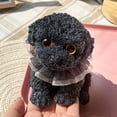 thumbnail image 2 of Black Plush Sensory Stress Relief Animal Toy Simulation Dog Shape Anxiety Reduction Hand Therapy Gift For Children Teens Durable Tpr Material, 2 of 3