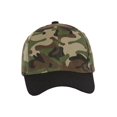 thumbnail image 2 of Casquette de Baseball Bicolore Ajustable, Camouflage/noir, 2 of 2
