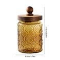 thumbnail image 3 of EGNMCR Organisateurs et Rangement de Garde-Robe, Organisation et Rangement, Bacs de Rangement, Contenants de Rangement Pot de Rangement en Verre Coloré 700 ml pour Collations et Thé de Cuisine Domestique Pot de Rangement en Verre, 3 of 6