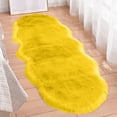 thumbnail image 4 of Tyidzon Rugs for Bedroom Solid Color Fluffy Shaggy Soft Living Room Rug 20X55 Inch Indoor Modern Area Rug for Teen Dorm Room Home Decor, Yellow, 4 of 8