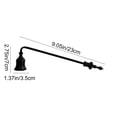 thumbnail image 3 of Stainless Steel Candle Snuffer with Long Handle for Jar Candles and Pillars – 9 Inch Candle Extinguisher Accessory for Safely Putting Out Wick Flame and Home Decor, 3 of 9