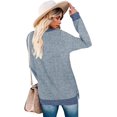 thumbnail image 4 of Fall Sweaters for Women  Long Sleeve Tunic Tops for Leggings, 4 of 5