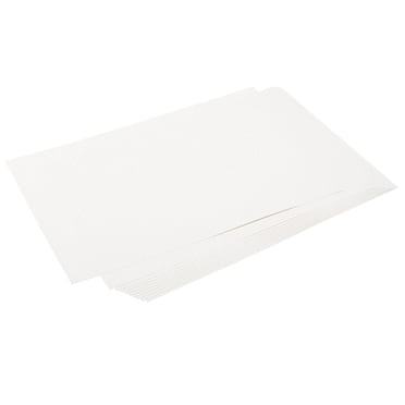 Unique Bargains Pearlescent Card Stock 10 Sheets, 8x11.5 Inch 92 Lb/250gsm, White
