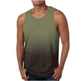 thumbnail image 1 of asjyhkr Débardeurs pour Hommes Grande Taille Col Ras du Cou Basiques Sans Manches Camisoles d'Été Décontractées Amples T-Shirts, M-6TG, 1 of 4