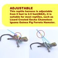 thumbnail image 3 of Adjustable Reptile Lizard Harness Leash,Lizard Leash Bearded Dragon Harness Adjustable Reptile Lizard Harness Leash  Harness  Lizard, 3 of 8