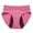 Wine, variant on Bigersell Satin Panties Clearance Underwear Women Seamless Boy Shorts Panty Style P-949 Cotton Boyshort Panties Thong Bikini Sets Ladies Briefs Mid Waist Women's Bikini Panties Beige L