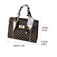 thumbnail image 3 of TopLLC Sac Bandoulière à une Épaule en Cuir Grande Capacité à Multiples Compartiments Sac pour Femme, 3 of 3