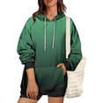 thumbnail image 4 of Besolor Oversized Sweatshirt for Women Fall Plus Size Long Sleeve Gradient Color Hoodies Baggy Clothes for Ladies, 4 of 7