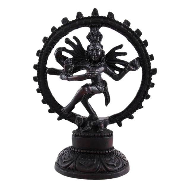 Ebony Finish Nataraj Dancing Shiva Hindu Statue Diwali