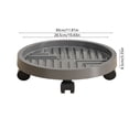 thumbnail image 3 of Wooowa Plant Saucer with Wheels - Thickened Plastic Movable Flower Pot Tray, Water Collection Base for Planters, 3 of 6
