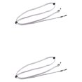 thumbnail image 1 of Transemion Eyeglass Strap Non- for Slip Stretchy Universal Rope Eyewear Sports Retainer Grey 26.77 Inch 2Set, 1 of 6