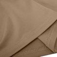 thumbnail image 5 of hotojiny Hauts d'Été pour Femmes 2025 Mode Ajusté Col Rond Manches Longues Chemise Couleur Unie Doux Comfy T-Shirt Court Vêtements, 5 of 5