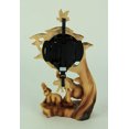 thumbnail image 3 of Elephant Family On Safari Carved Wood Look Clock Figurine, 3 of 3