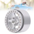 thumbnail image 4 of Aramox Roues Beadlock 1,9 Pouces Alliage d'Aluminium 5 Trous Jantes Argentées Non Tachantes Pneu Verrou Jantes RC Moyeu de Roue, Jantes, Jantes RC, 4 of 8