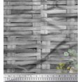 thumbnail image 1 of Soimoi Gray Rayon Fabric Check,Leaves & Floral Print Sewing Fabric BTY 56 Inch Wide, 1 of 3