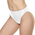thumbnail image 4 of B91xZ Womens Swimsuit Ruched High Waisted Bikini Bottom Retro Vintage Swim Short Tankinis,White XL, 4 of 4