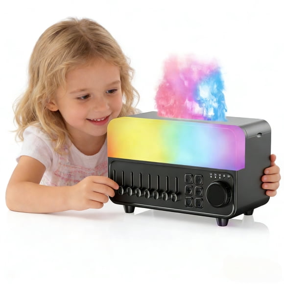 HEEYCEM 150ML 4-in-1 Aroma Essential Oil Diffuser with Bluetooth Speaker Function, Humidifier, 12 Colors Night Light with 8 Nature Sounds, White Noise & Timer for Bedroom, Baby, Adults, and Kids