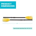 thumbnail image 3 of Intex Set of 48" Paddles Plastic Ribbed French Oars for Inflatable Boat (Pair), 3 of 6