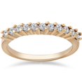 thumbnail image 1 of 1/2 ct Diamond Ring 14k Yellow Gold Womens Wedding Band, 1 of 3