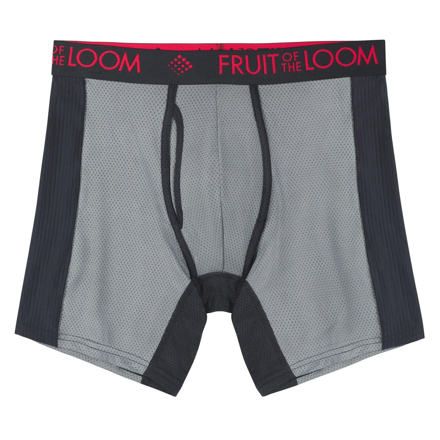 Fruit of the Loom Men's Breathable with Ultra Flex Boxer Briefs, 3-Pack