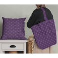thumbnail image 5 of Soimoi Purple Poly Georgette Fabric Arrow & Diamond Geometric Print Fabric by Yard 52 Inch Wide, 5 of 5