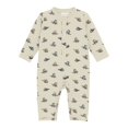 thumbnail image 1 of Minymo Organic Cotton Romper - Oxford Tan (Newborn), 1 of 3