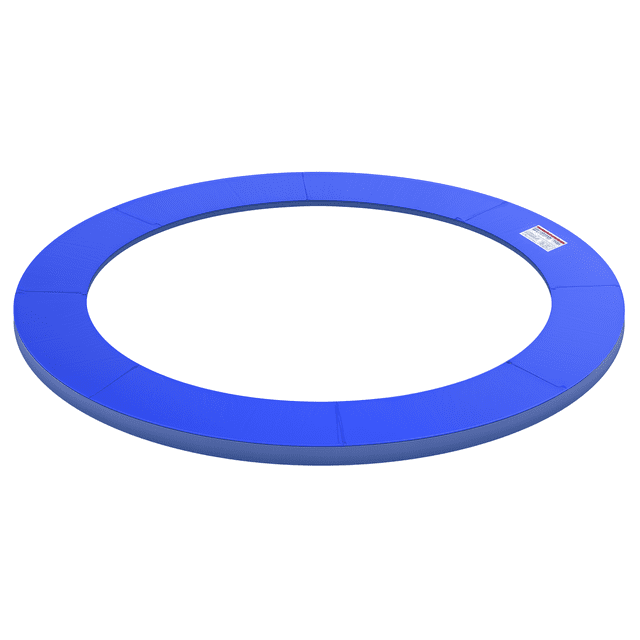 HOMCOM Coussin de Trampoline ⌀8 Pieds ⌀96 Pouces Remplacement de Sécurité à Ressort, Bleu