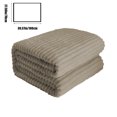 thumbnail image 3 of Lksixu Fleece Throw Blanket for Couch, Faux Fur Solid Color 3D Ribbed Jacquard Throw Blanket, Soft and Lightweight Bed Blankets Small Fluffy Warm Nap Blanket Machine Washable for Sofa Bed Car Office, 3 of 6