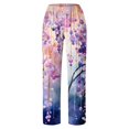 thumbnail image 4 of Women Pants Bell Bottoms Multi Colored Slim Trousers Ladies Work Leggings, 4 of 4