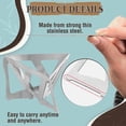 thumbnail image 4 of Oleegame 1PC Funnel Filter Camping Coffee Folding Filter Ground Cup Portable Outdoor Kitchen，Dining Bar Silver, 4 of 9