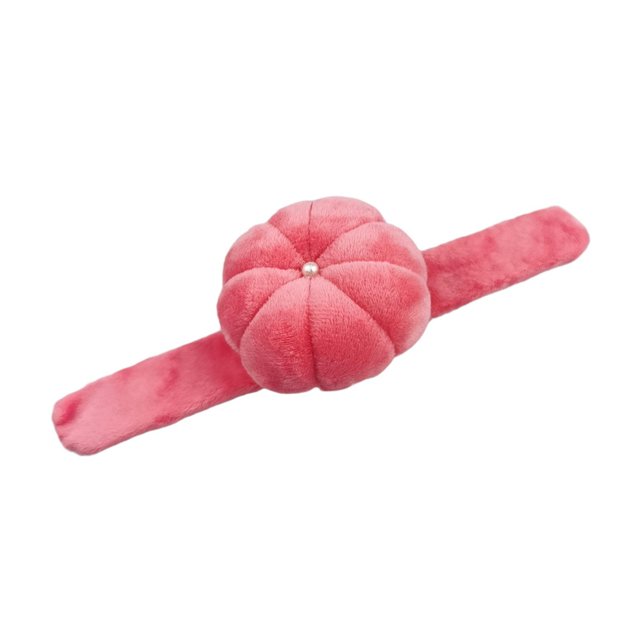 GUOOL Wrist Pin Cushion Band Sewing Needle Cushion for Needlework DIY Craft Sewing Watermelon Red