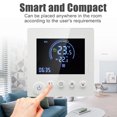 thumbnail image 3 of Tuya Smart WiFi Wall-Mounted Thermostat with Programmable Remote Control, NTC Sensor, LCD Display, Touch Buttons, Electric Floor Heating, Digital Thermostat, Home Room Temperature Controller, 3 of 8