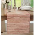 thumbnail image 4 of Saro Lifestyle 217.RU1454B 54 in. Shimmering Woven Nubby Water Hyacinth Table Runner, Rust, 4 of 4