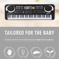 thumbnail image 4 of Kids 61 Key Electronic Piano Keyboard Toy With Usb Microphone Portable Musical Instrument Educational Music Gift 54X17X5.5Cm, 4 of 9